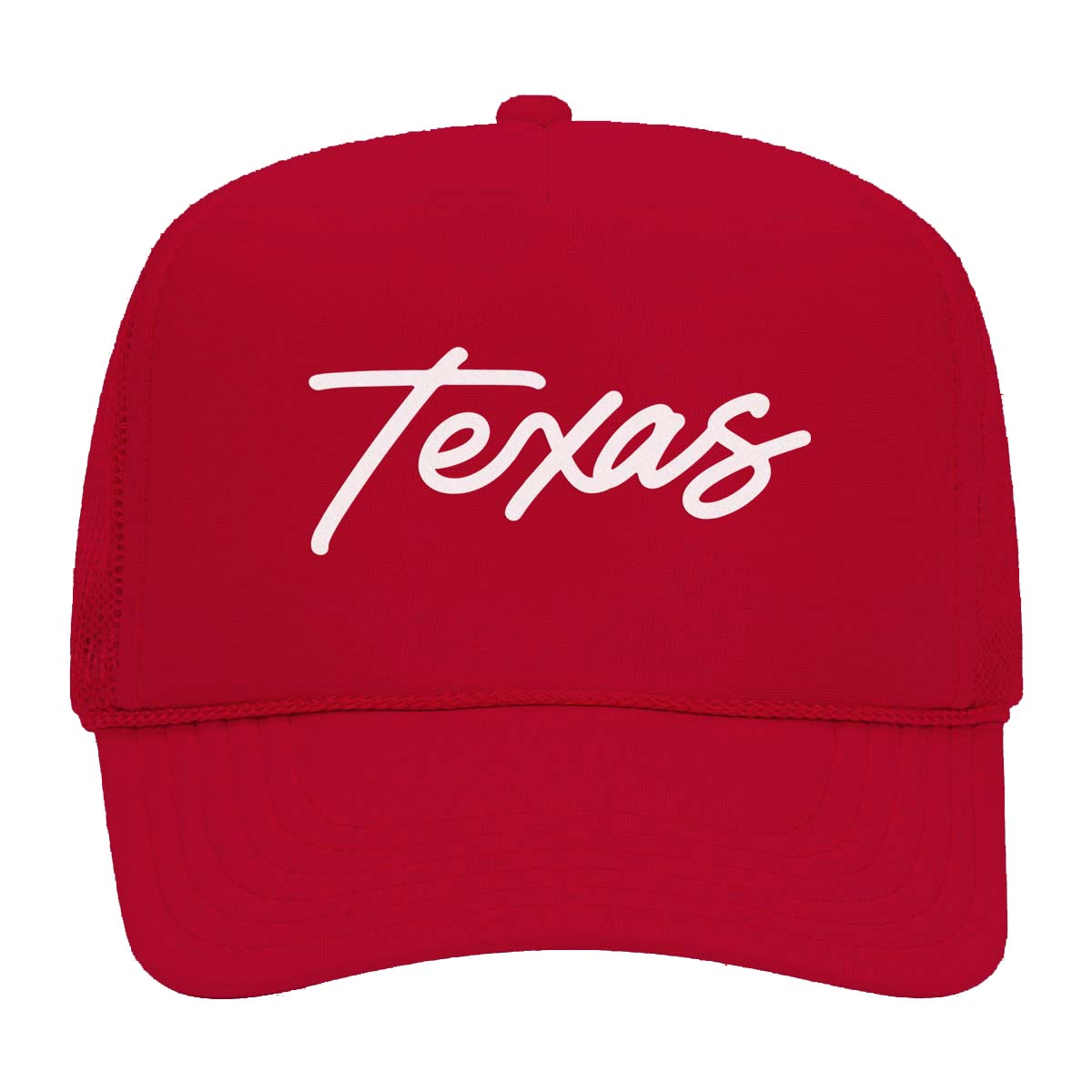 Texas Cursive Foam Snapback