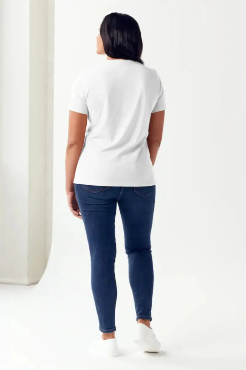 Graphic Tee - Spooky Club Print - Casual Short Sleeve