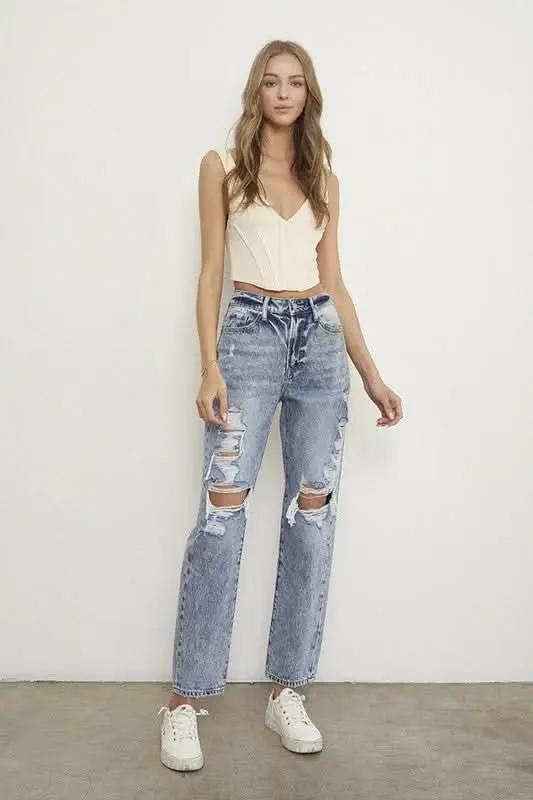 Jeans - Comfortable Fit - Slim Boyfriend Style