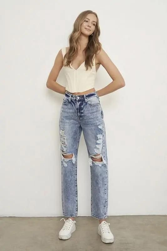 Jeans - Comfortable Fit - Slim Boyfriend Style