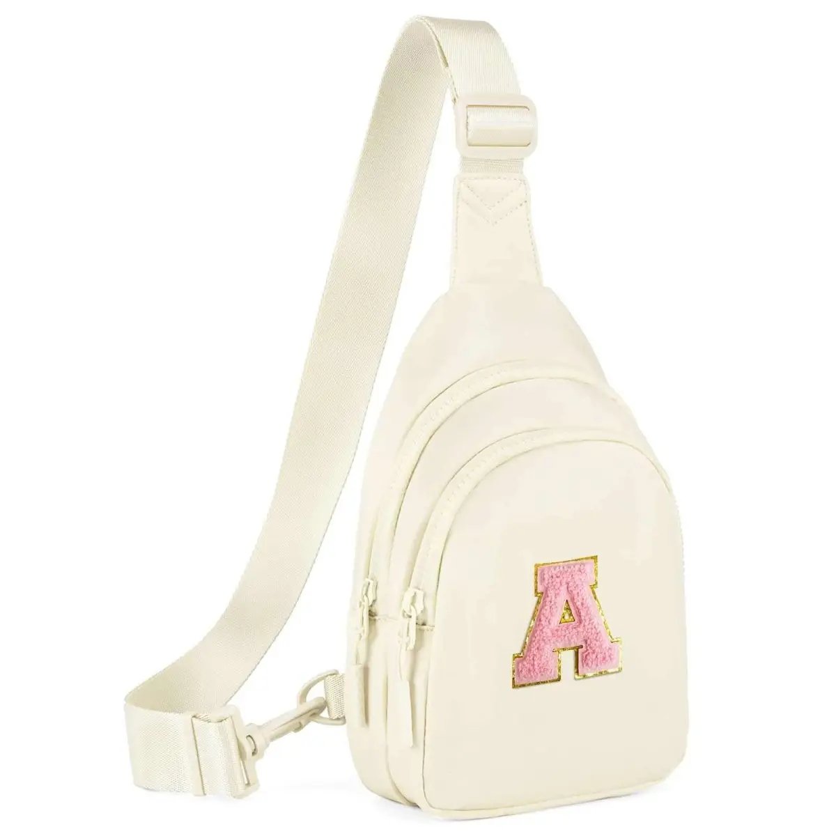 Sling Bag - Personalized Initial - Cute Crossbody Chest Bag