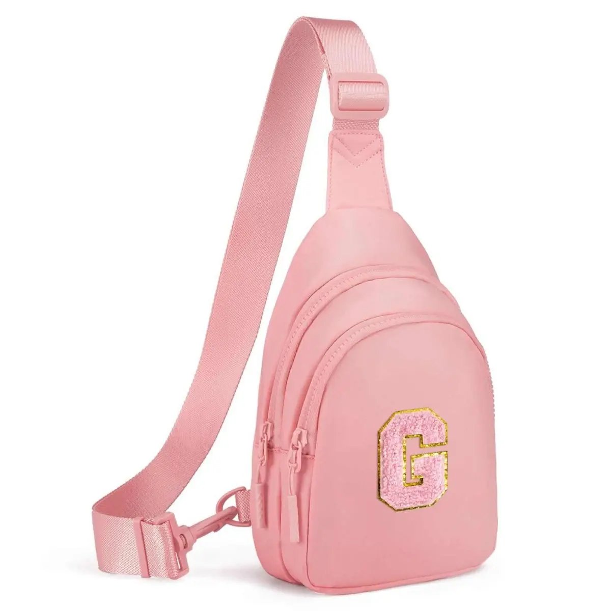 Sling Bag - Personalized Initial - Cute Crossbody Chest Bag
