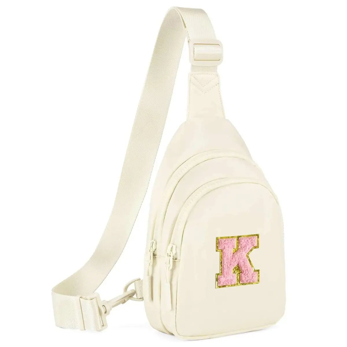 Sling Bag - Personalized Initial - Cute Crossbody Chest Bag