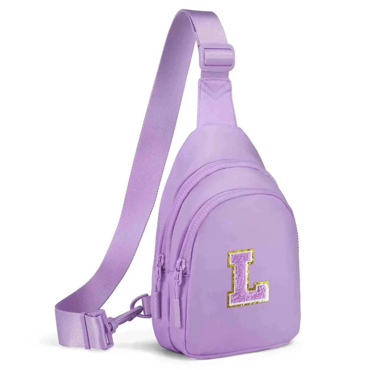 Sling Bag - Personalized Initial - Cute Crossbody Chest Bag