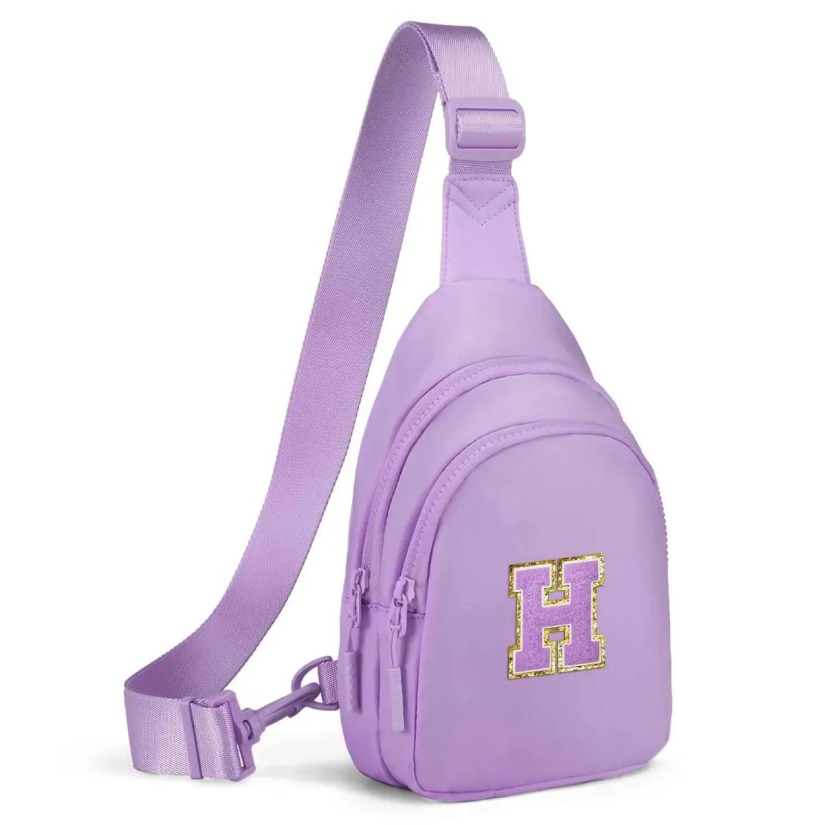 Sling Bag - Personalized Initial - Cute Crossbody Chest Bag