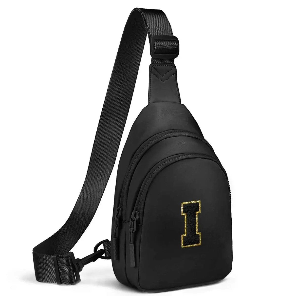 Sling Bag - Personalized Initial - Cute Crossbody Chest Bag