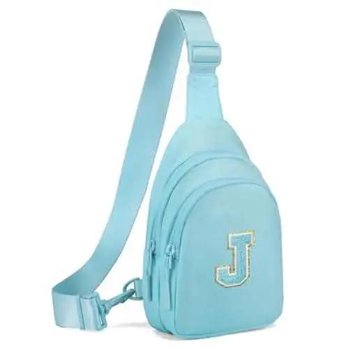 Sling Bag - Personalized Initial - Cute Crossbody Chest Bag