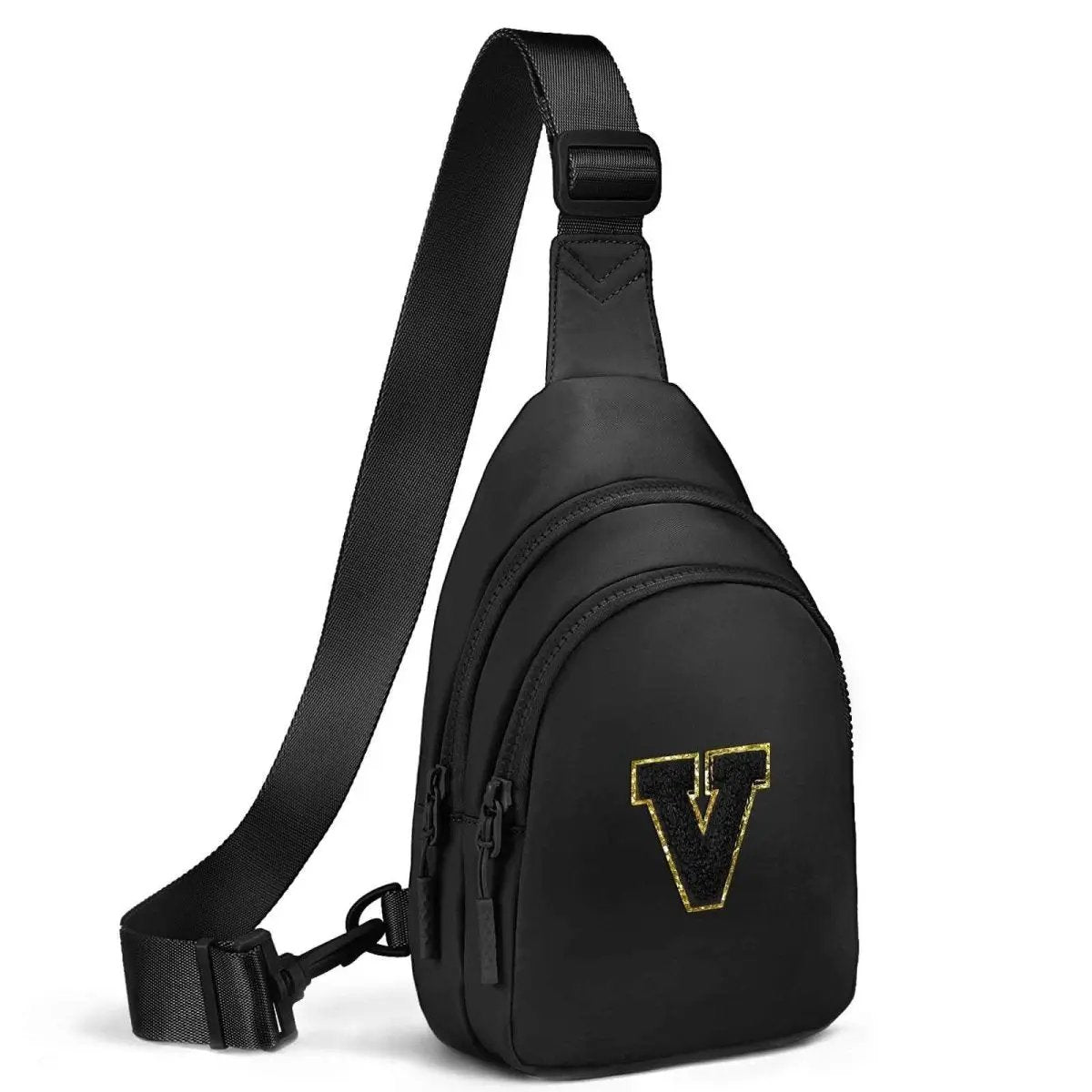 Sling Bag - Personalized Initial - Cute Crossbody Chest Bag