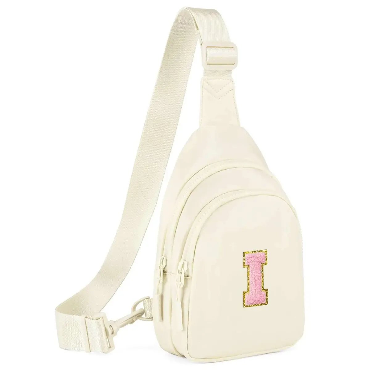 Sling Bag - Personalized Initial - Cute Crossbody Chest Bag