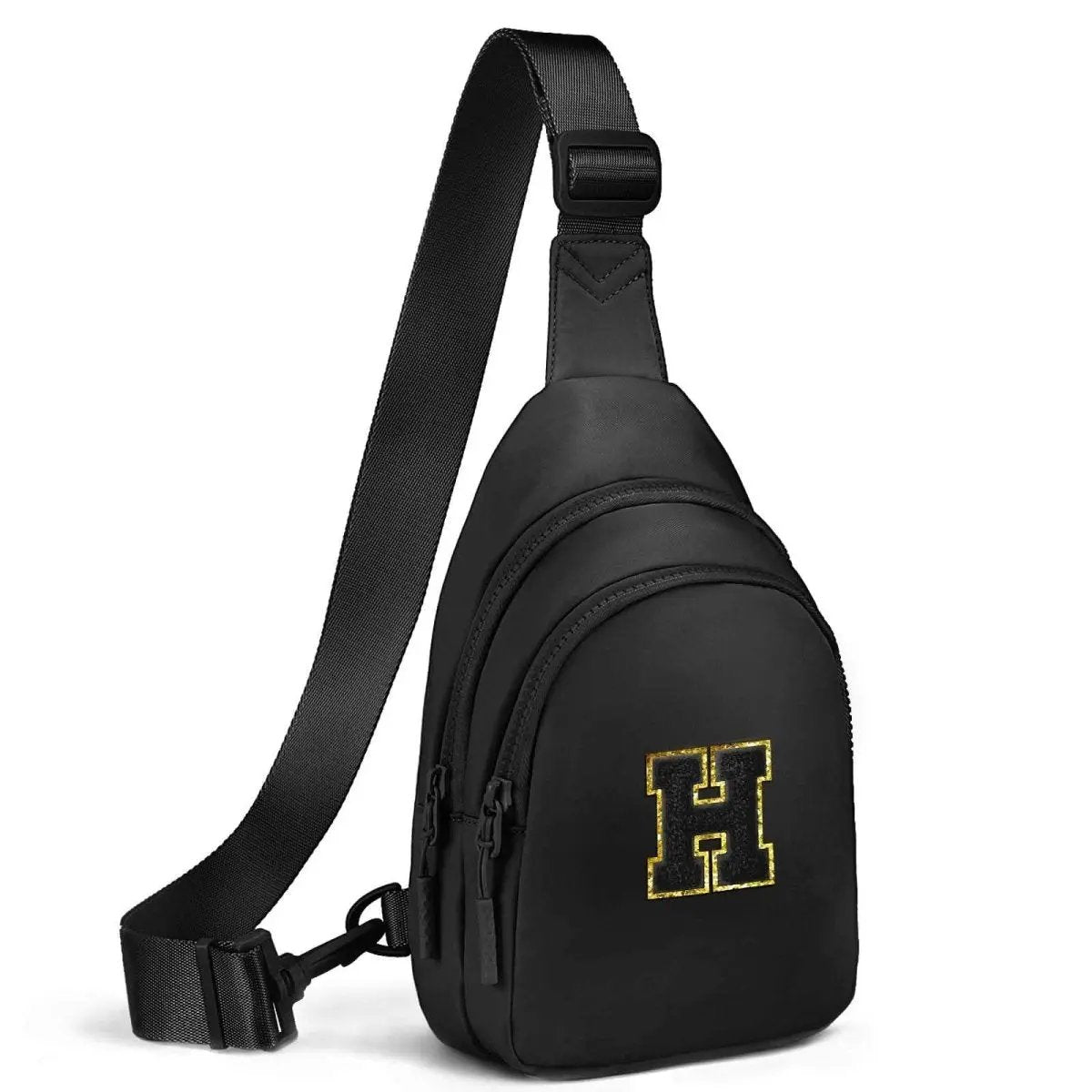 Sling Bag - Personalized Initial - Cute Crossbody Chest Bag