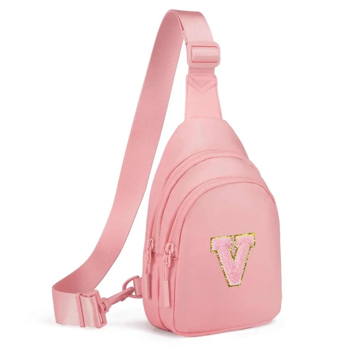 Sling Bag - Personalized Initial - Cute Crossbody Chest Bag