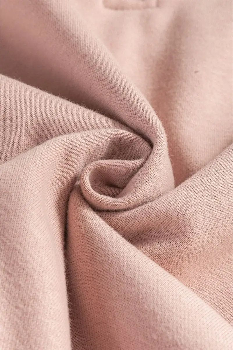 Women's Pullover Sweatshirt - Zipped Neck & Drop Shoulder - Casual Gray