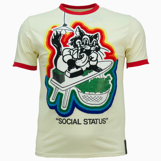 F115 Social Status Tee - Natural