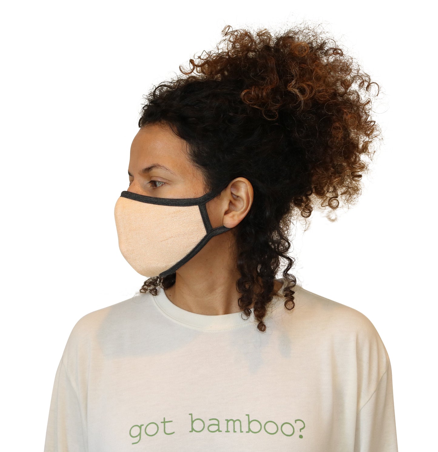 Spun Bamboo Breathable Face Mask - Natural, Silky Soft, Ultra Comfortable
