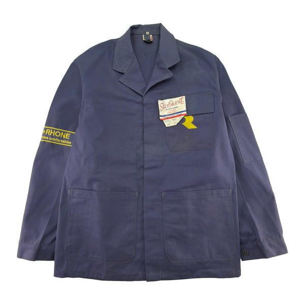 Vintage Gray-blue Stabicott French Workwear Chore Jacket - Men's Small / Women's Medium