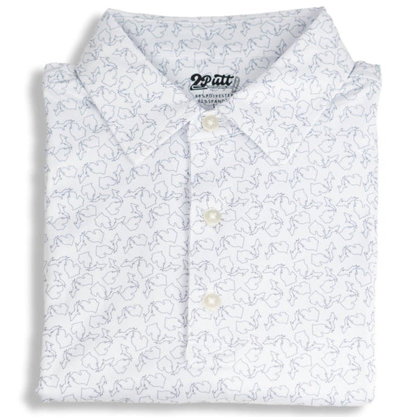 State of Michigan Men's Polo