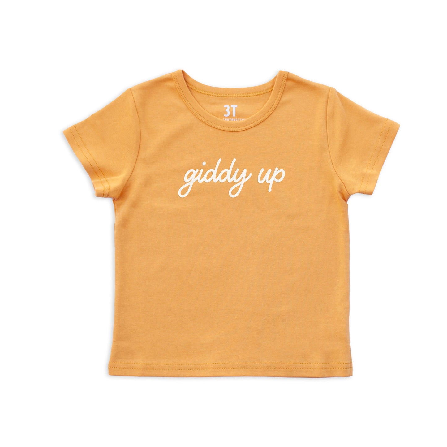 Giddy Up Cursive Kids Tee