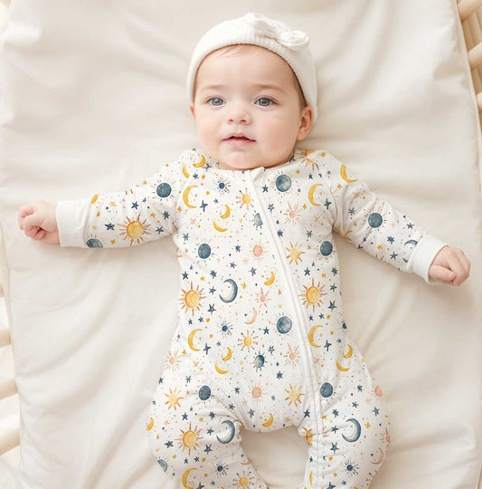 Winter Classics Celestial Dreams - Bamboo Zippy Romper