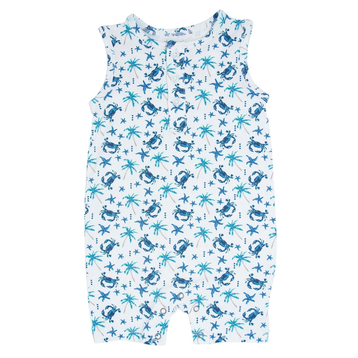 Blue Crabs Tank Romper