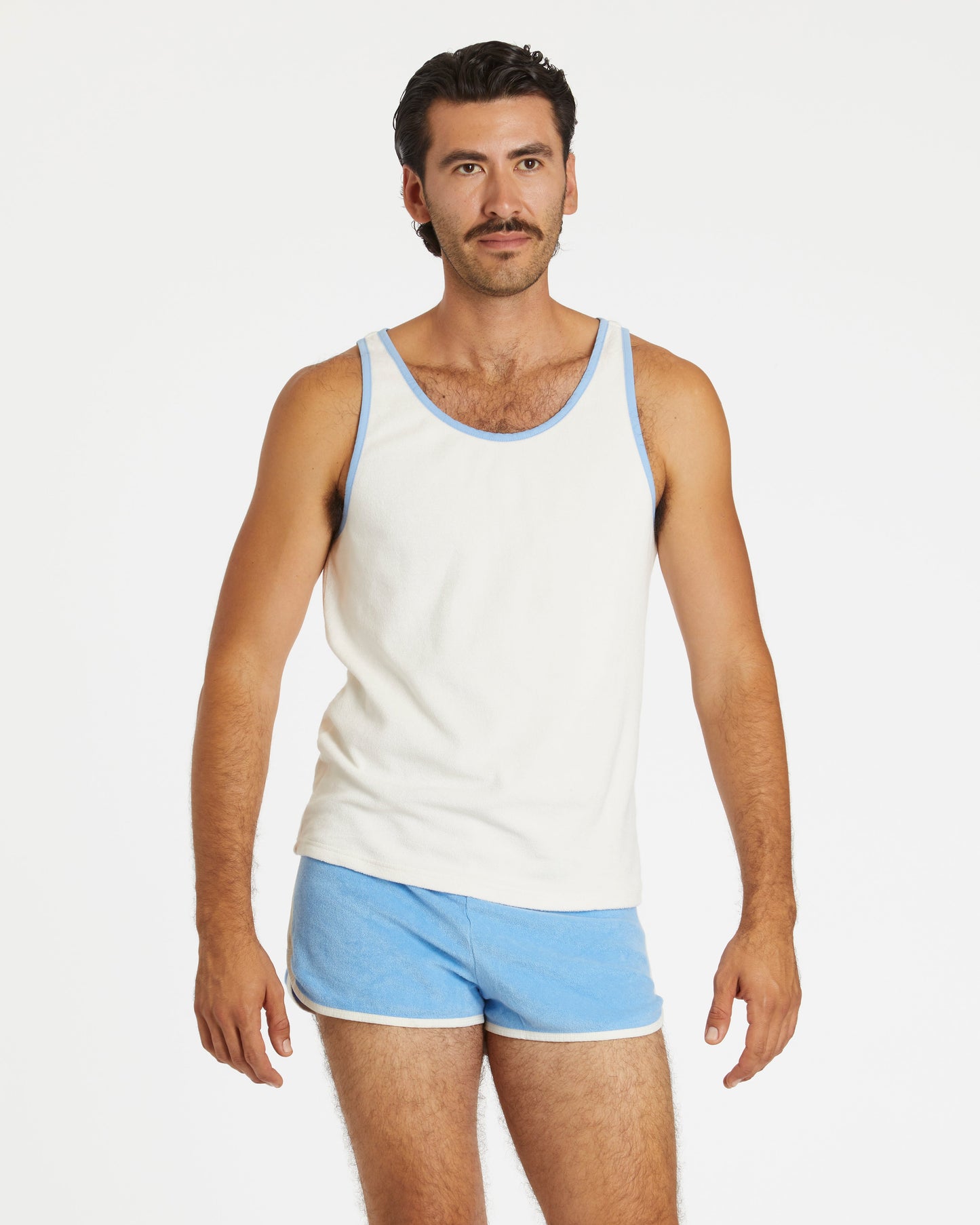 Terry Dolphin Short (Blue Poppy/Cream)