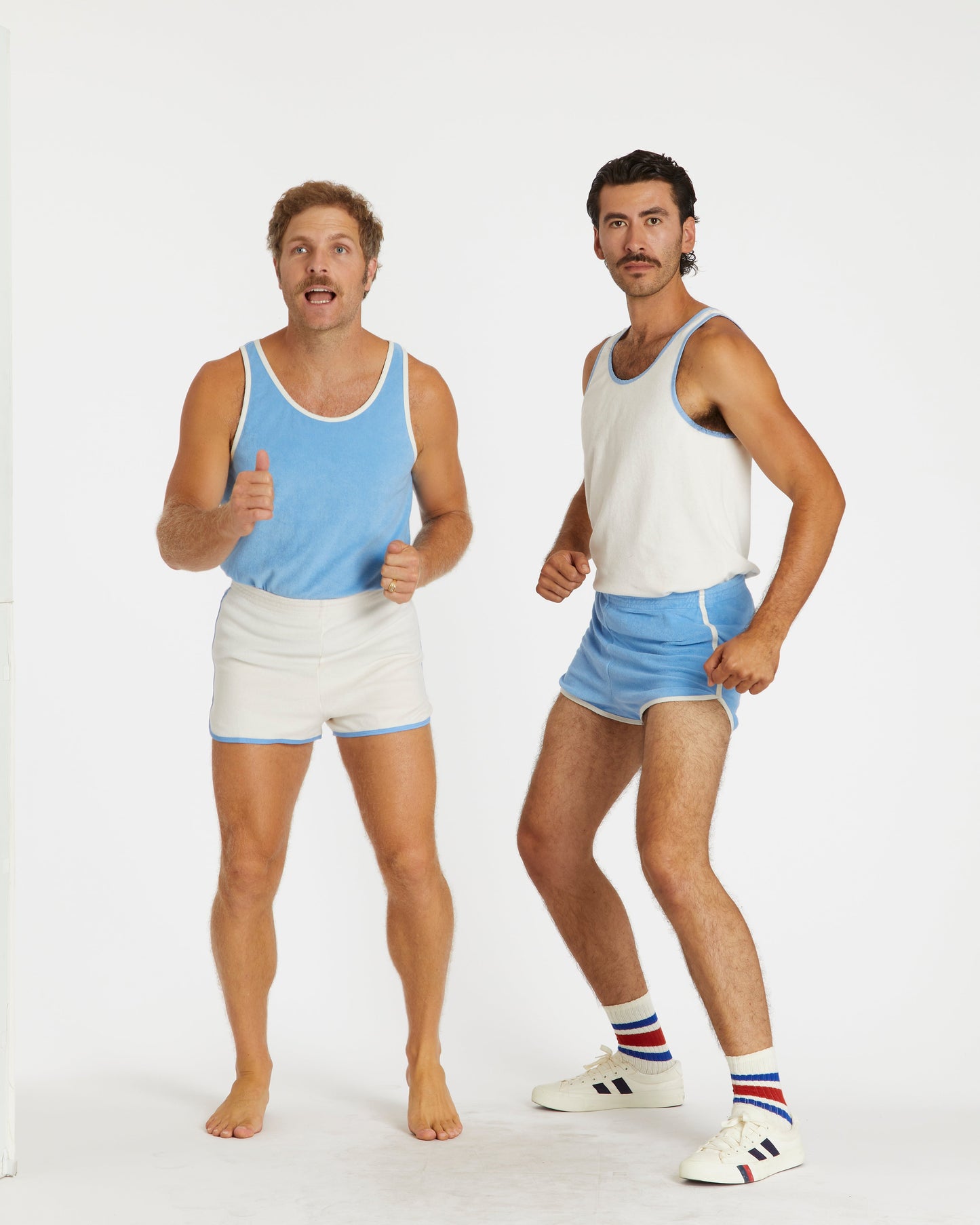 Terry Dolphin Short (Blue Poppy/Cream)