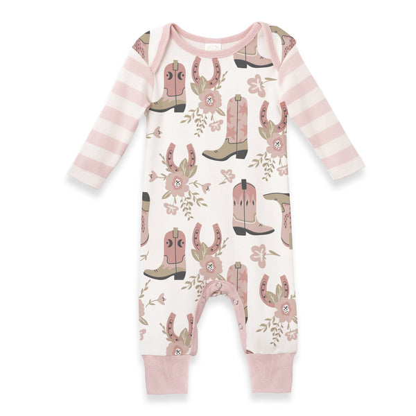 Cowgirl Boots Western Romper