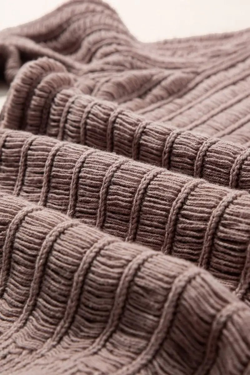 Love Salve Knit Cardigan Women's Daily Wear Top Goat Cutout Detail Winter Style