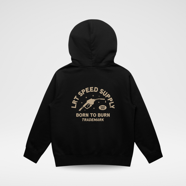 THE SPEED SUPPLY HOODIE - RECYCLED BLACK