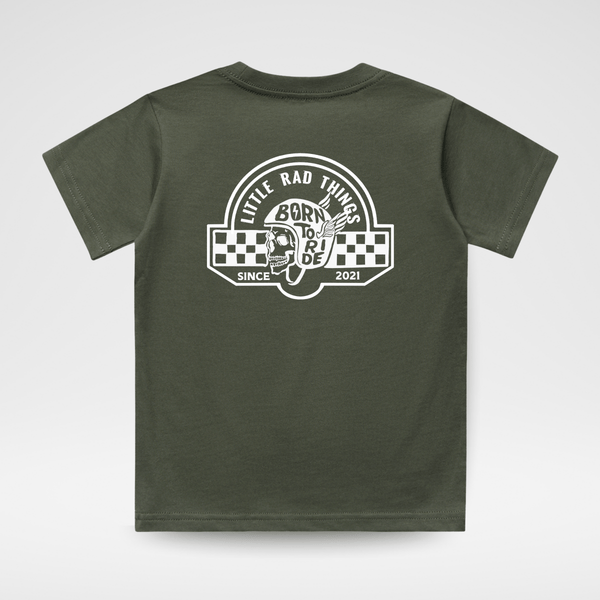 TIL DEATH DO WE RIDE TEE - OLIVE