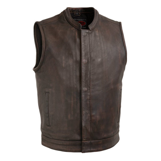 Top Rocker Men's Motorcycle Leather Copper