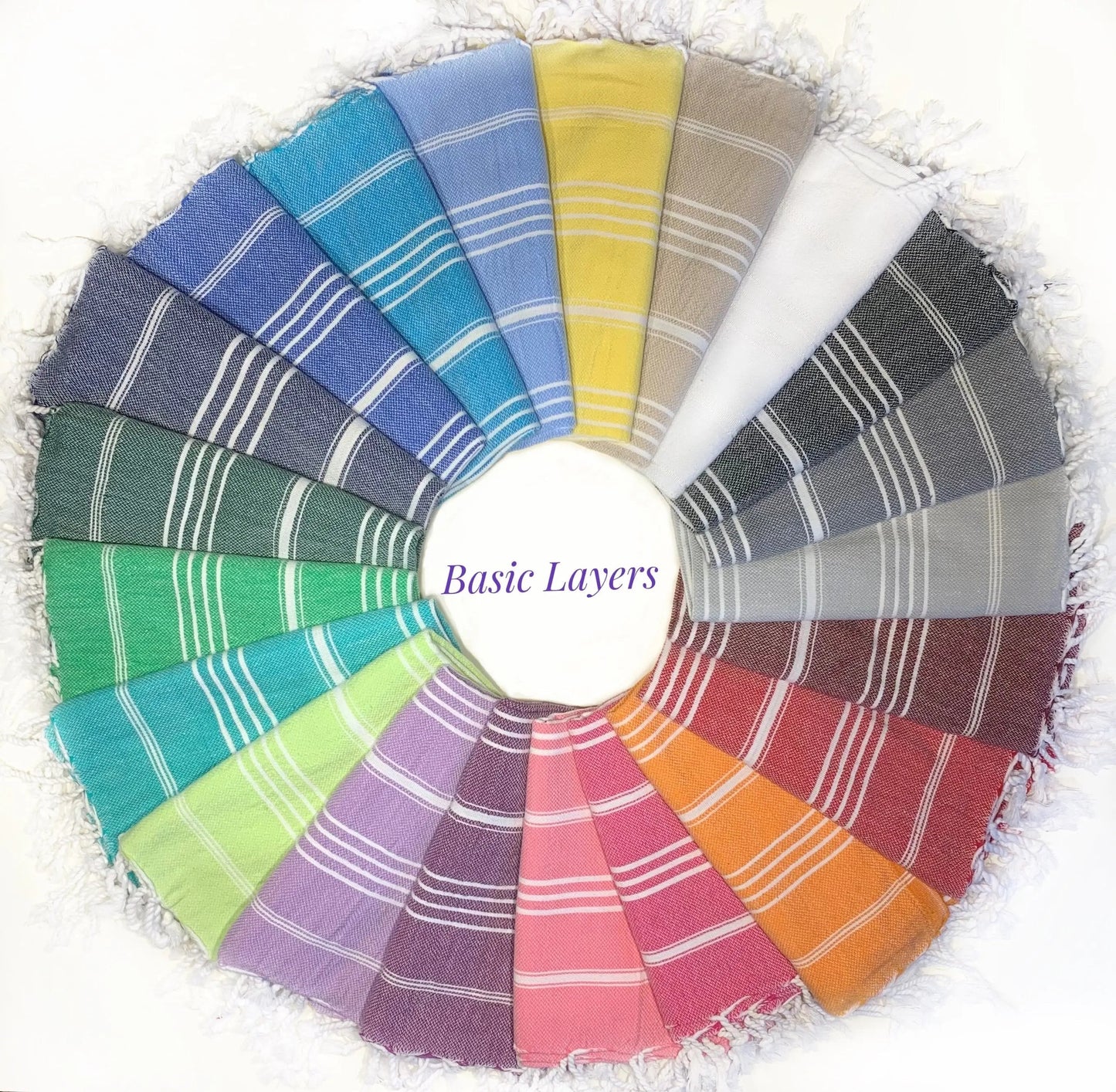 Hand Towel - 100% Natural Turkish Premium Quality - Monaco