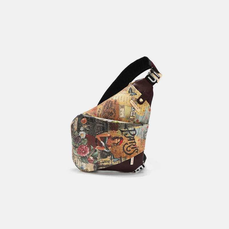 Trendsi Vegan leather leopard crossbody bag