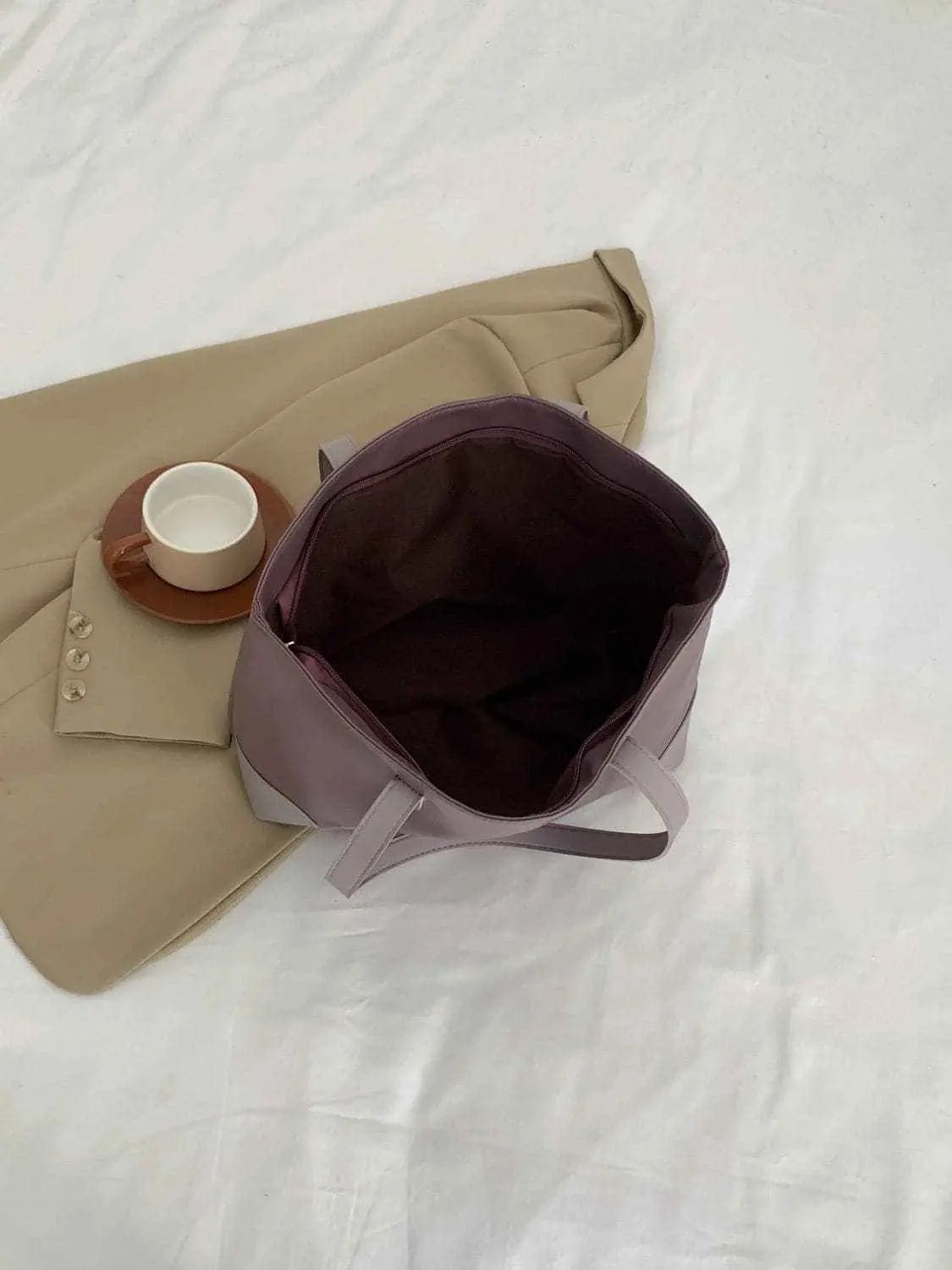 Trendsi Bags - Chic pu leather medium tote bag - Premium Quality