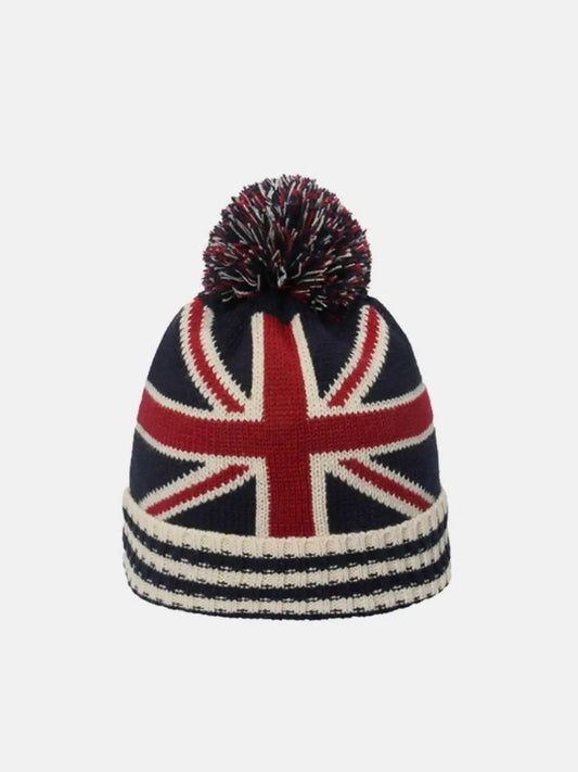 Trendsi US Flag Knit Hat Unisex Patriotic Winter Warm Headwear