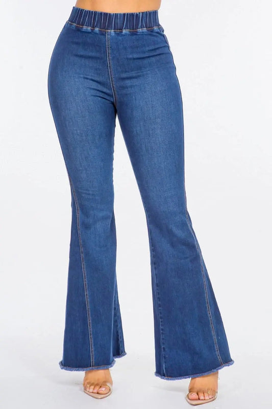 Jeans - High Waist Curvy - Flare