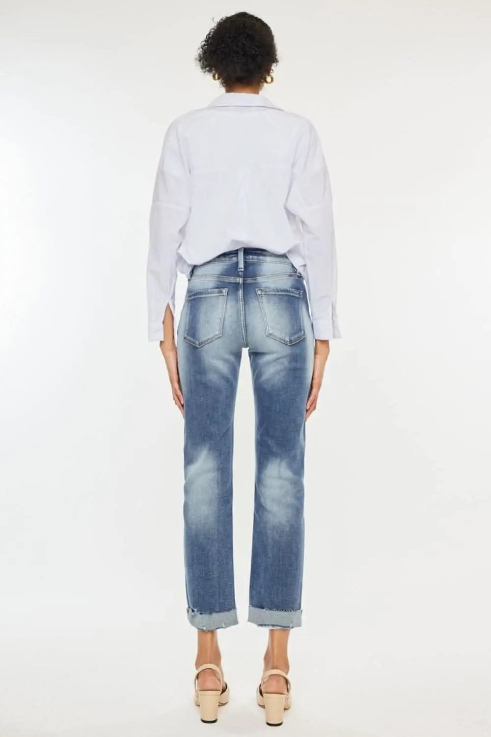 Trendsi Premium Kancan high-rise straight jeans