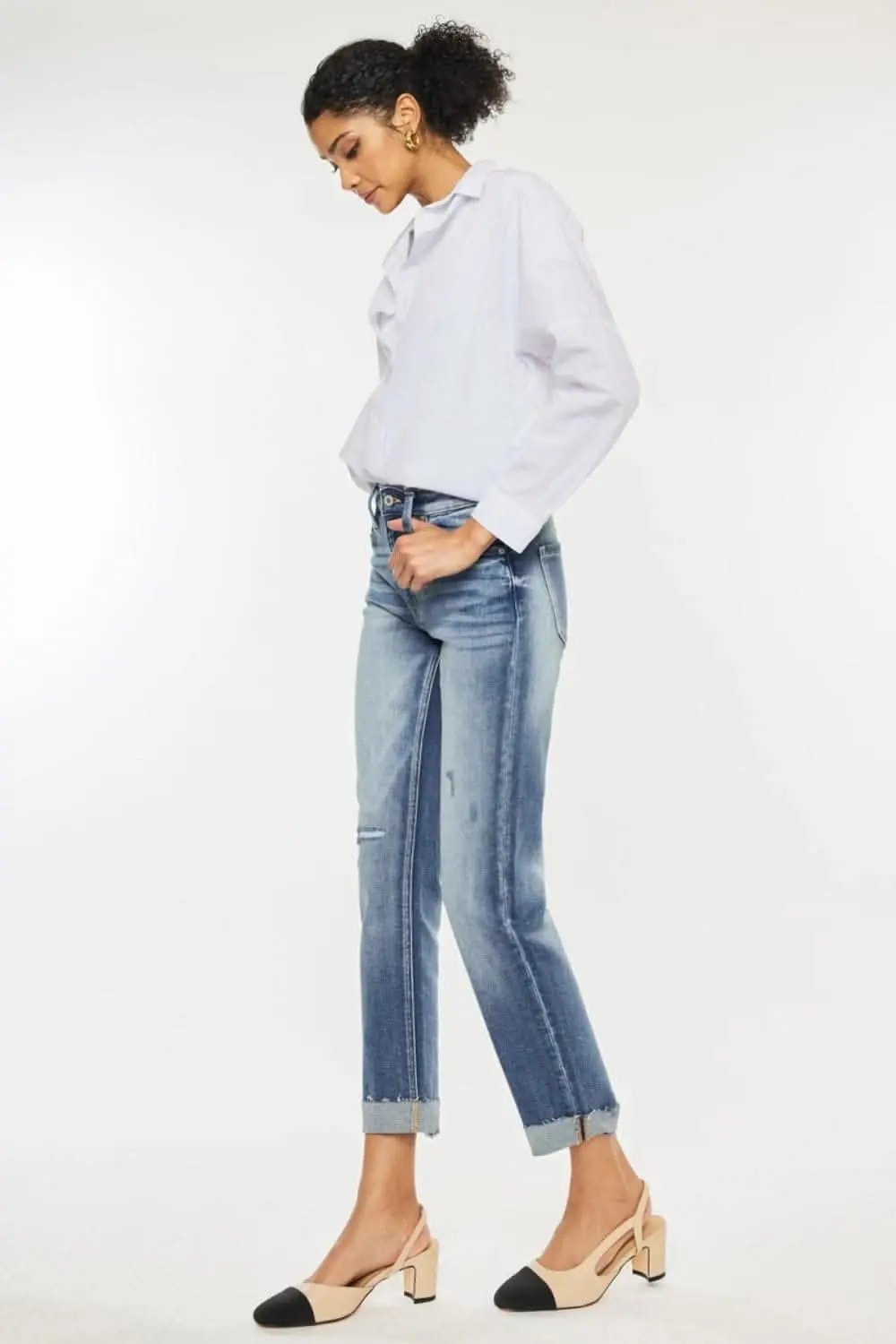 Trendsi Premium Kancan high-rise straight jeans
