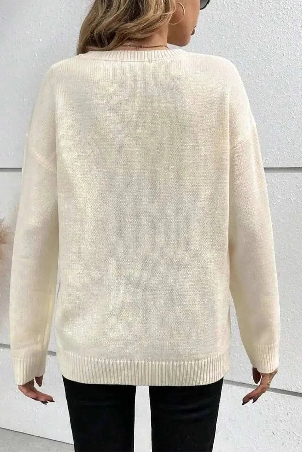 Trendsi Knit Tops - Cozy Viscose Long Sleeve Sweater - Premium Quality