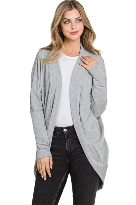 Cardigan - Cozy Open Front - Cocoon Style