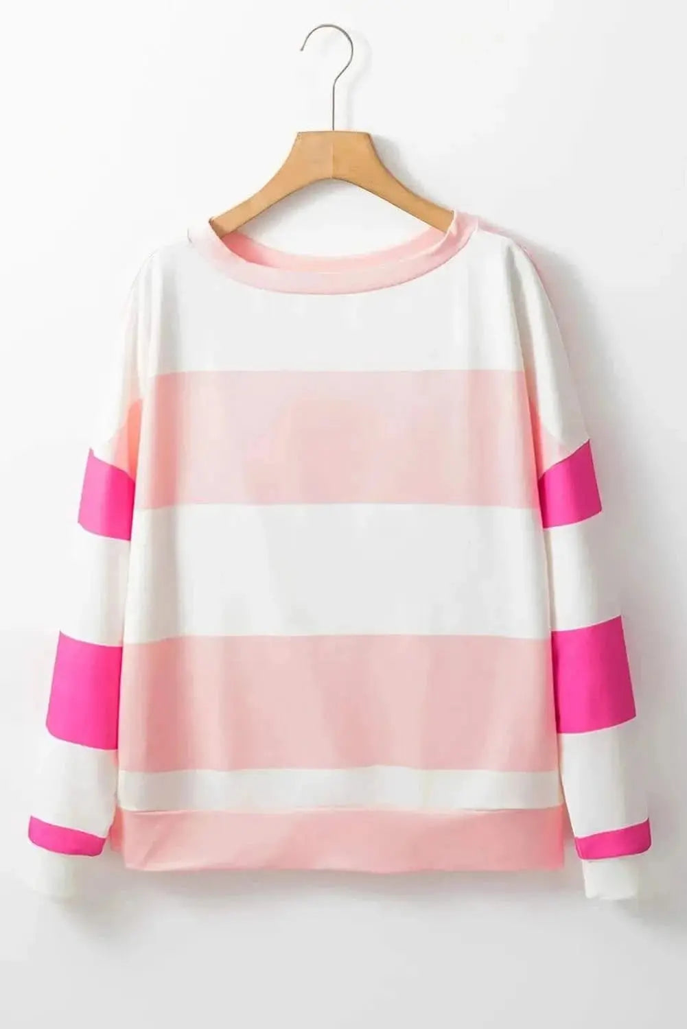 Long Sleeve Tee - Colorful Block - Casual Comfort