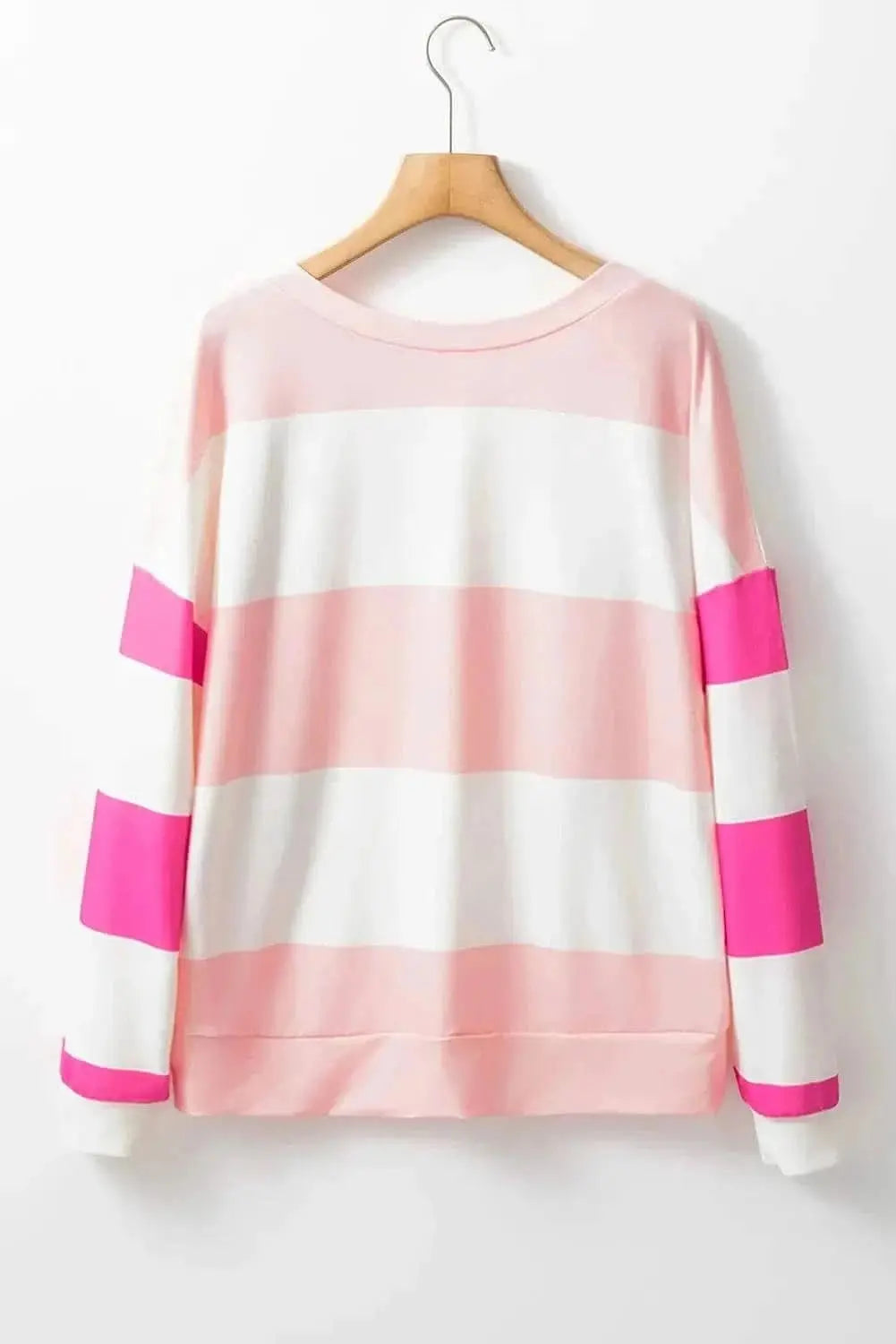 Long Sleeve Tee - Colorful Block - Casual Comfort