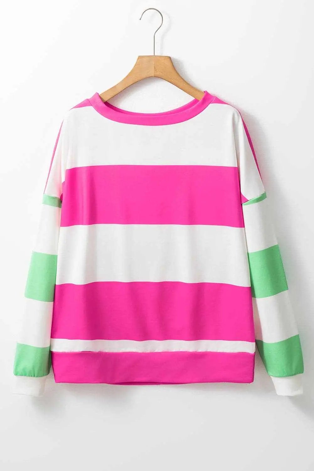 Long Sleeve Tee - Colorful Block - Casual Comfort