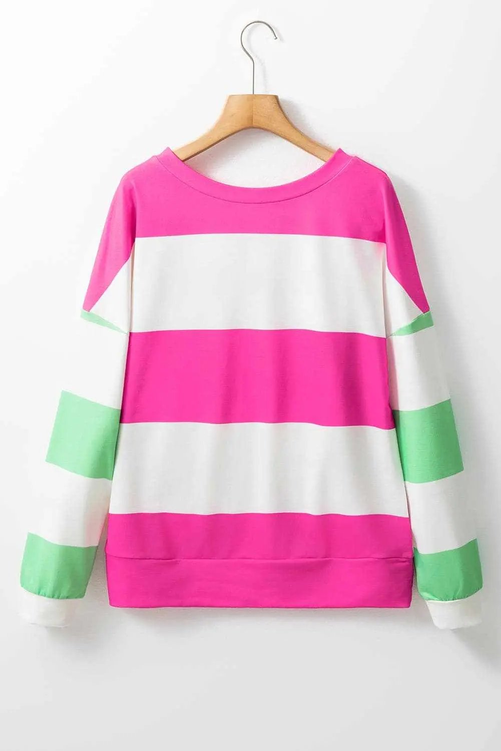 Long Sleeve Tee - Colorful Block - Casual Comfort