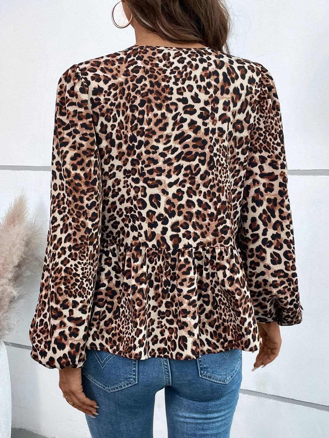 Top - Long Sleeve Peplum - Chic & Flattering