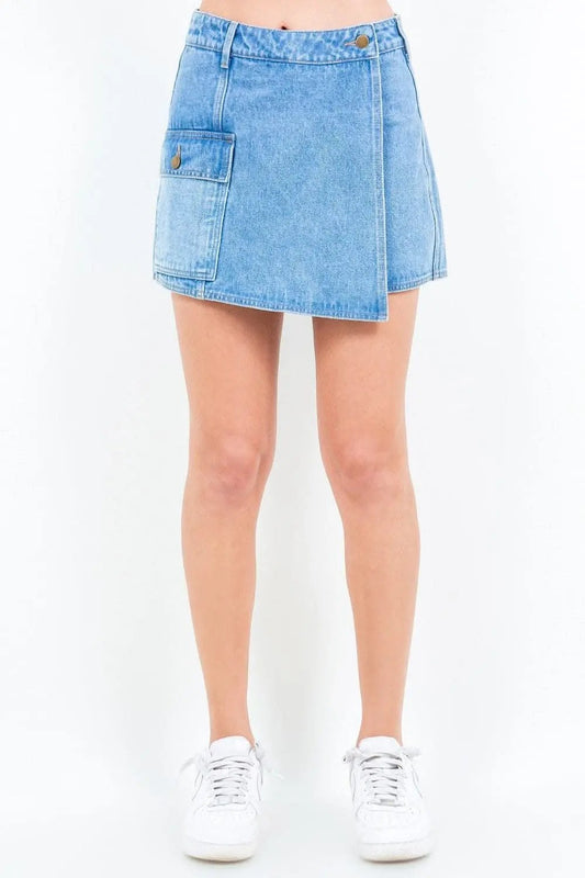 Trendsi Trendy cargo pocket skort, mini