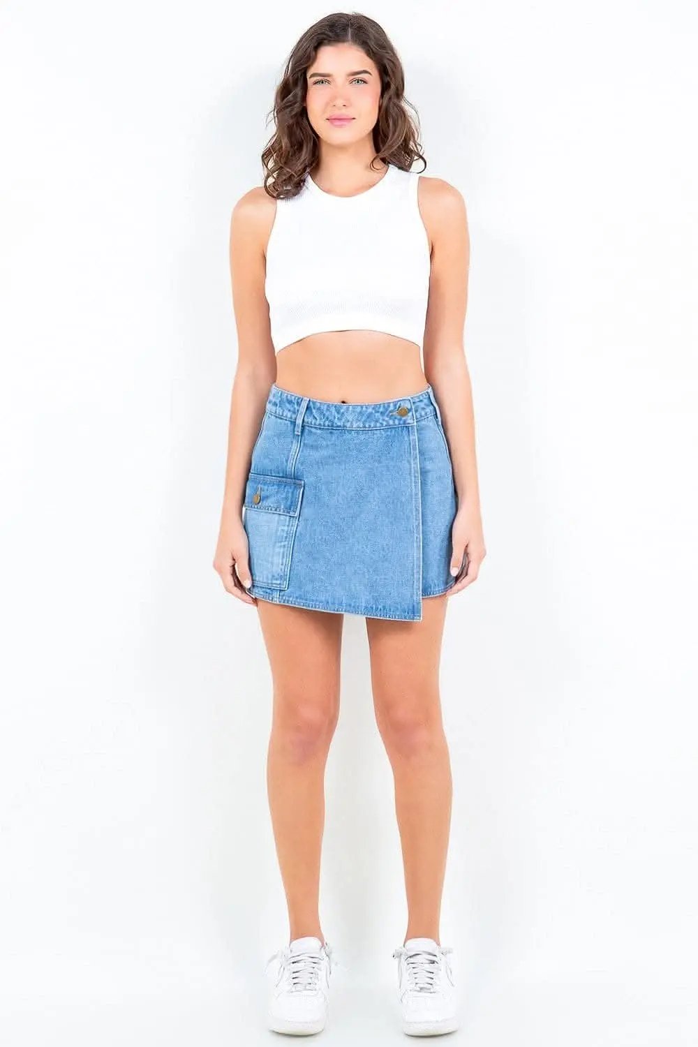 Trendsi Trendy cargo pocket skort, mini