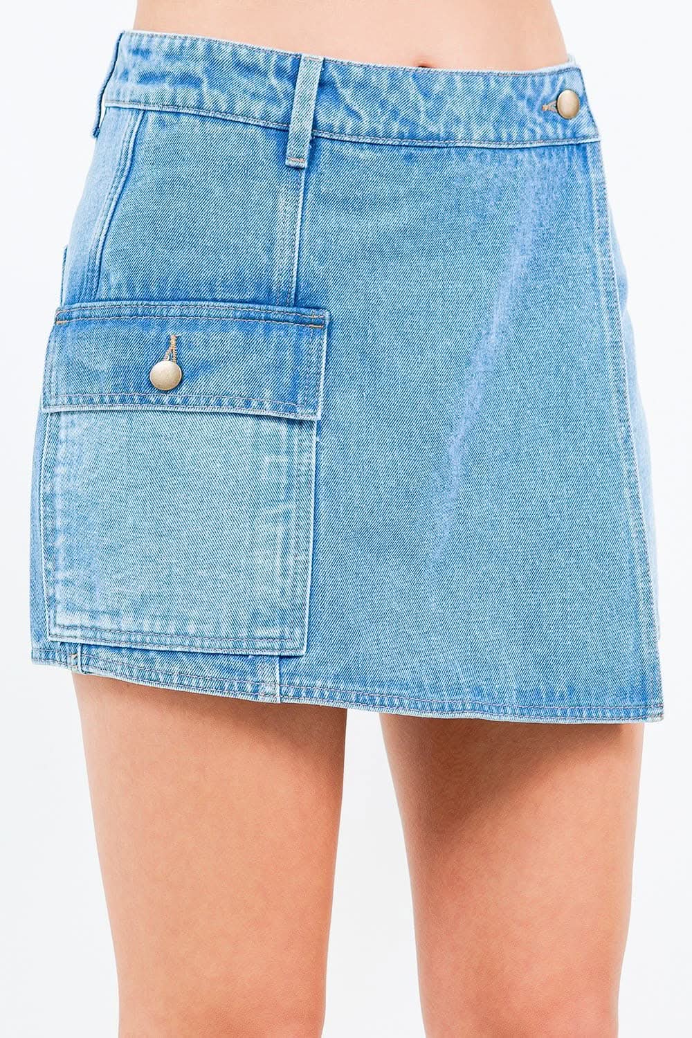 Trendsi Trendy cargo pocket skort, mini