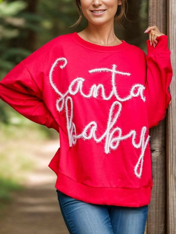 Long Sleeve Tee - Letter Print