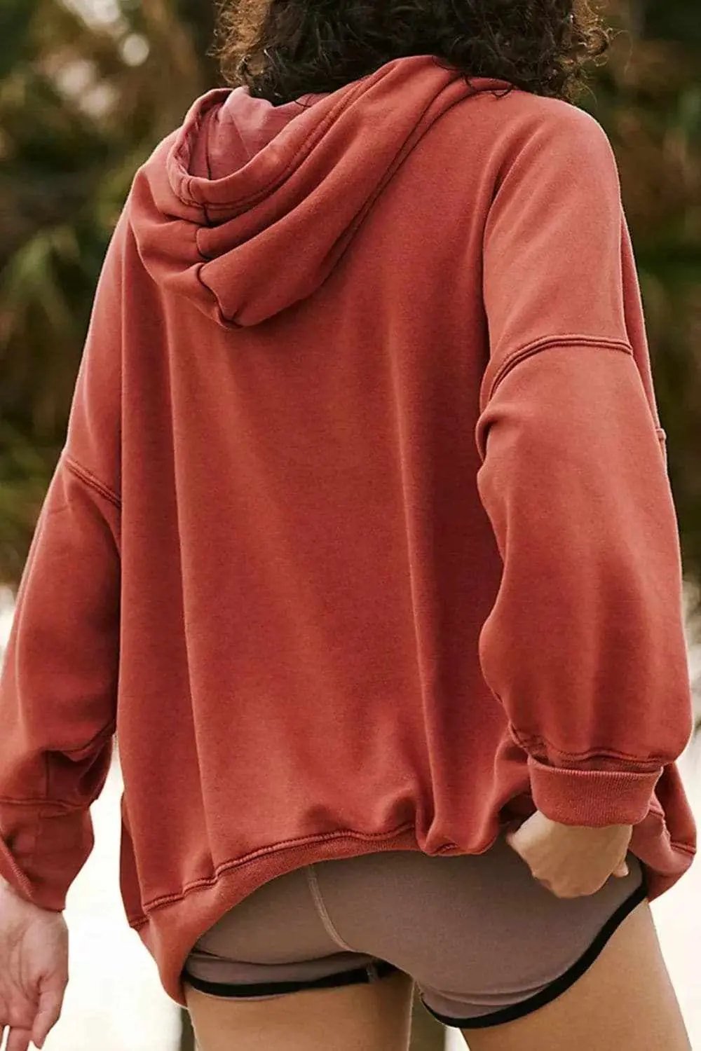 Hoodie - Dropped Shoulder - Casual Chic