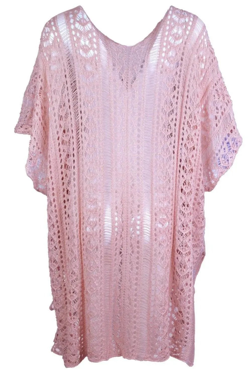 Swimwear Cover-up - Sheer V-Neck Tassels - Chic